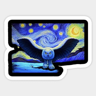 Fly by starry night RUSH Sticker